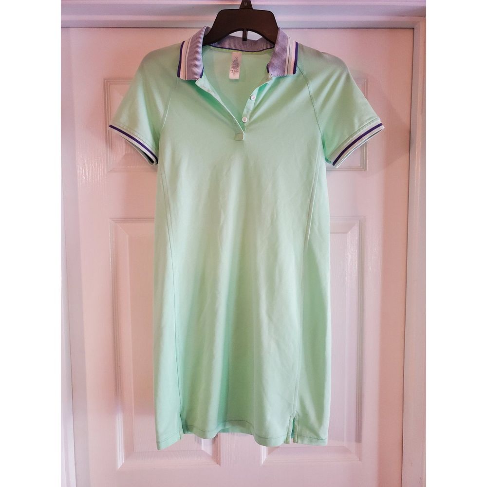 Ivivva We‎ Run The Green Dress Size 14 Green Polo Dress